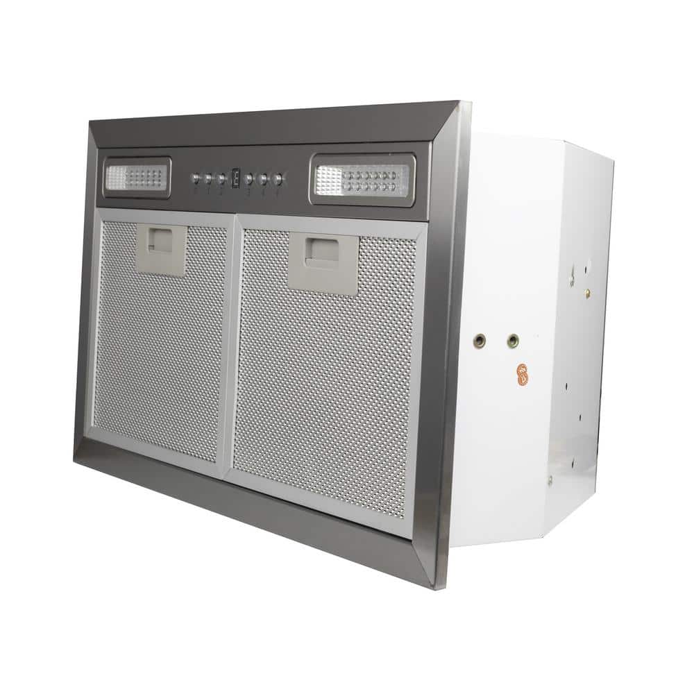21" Stainless Steel Ducted Range Hood Insert with LED Lighting