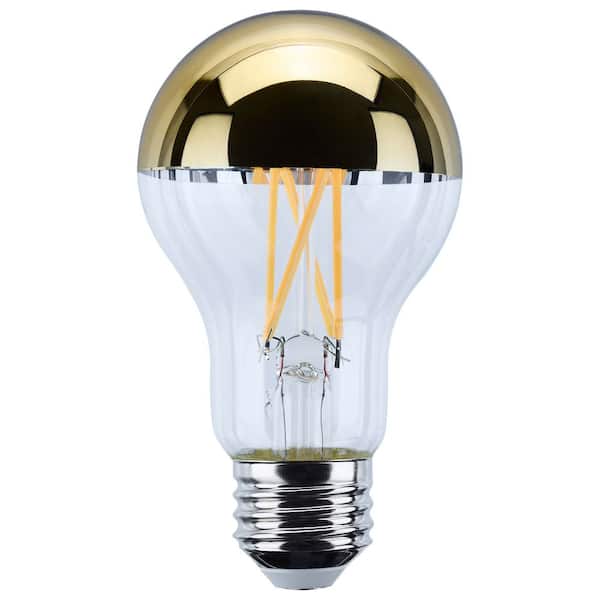 60-Watt Equivalent 2700K A19 Medium Base Gold Crown A-Style LED Light Bulb (24-Pack)
