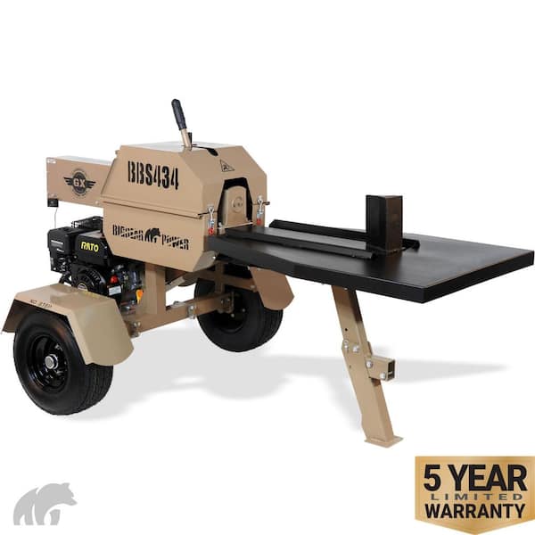 KINETIC Gas-Powered 34-Ton 18 in. Log Splitter with 1-Second Cycle Time and 7 HP Rato Engine