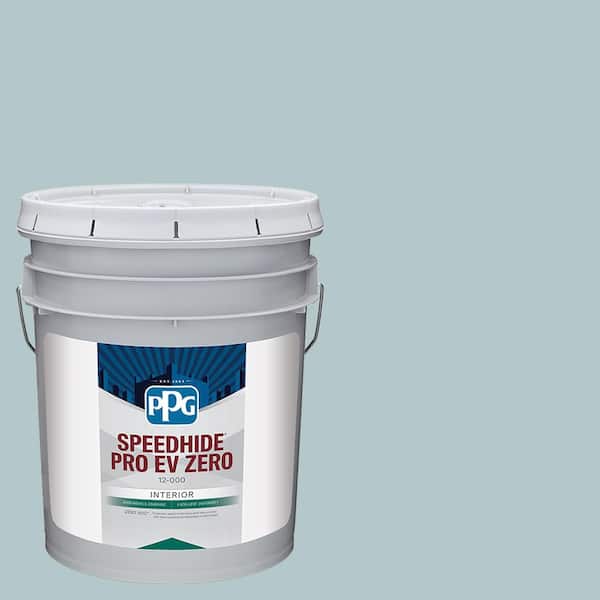 PPG Speedhide Pro EV Zero 5 gal. PPG1034-4 Misty Surf Eggshell Interior Paint