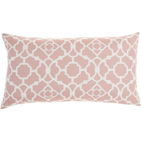 Blush discount rectangle pillow