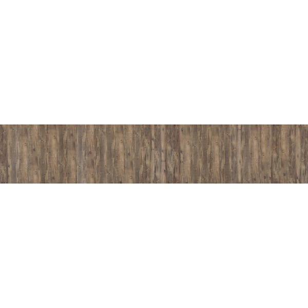Shaw Perennial Elko Brown 6-mil x 6-in W x 48-in L Waterproof Glue Down Luxury Vinyl Plank Flooring (53.93-sq ft/ Carton)