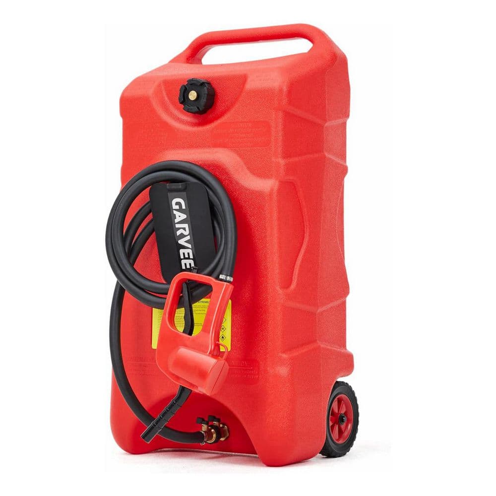 Garvee 16 Gal. Portable Fuel Tank Container with Manual Transfer