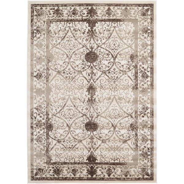 La Jolla Traditional Brown 7' 0 x 10' 0 Area Rug