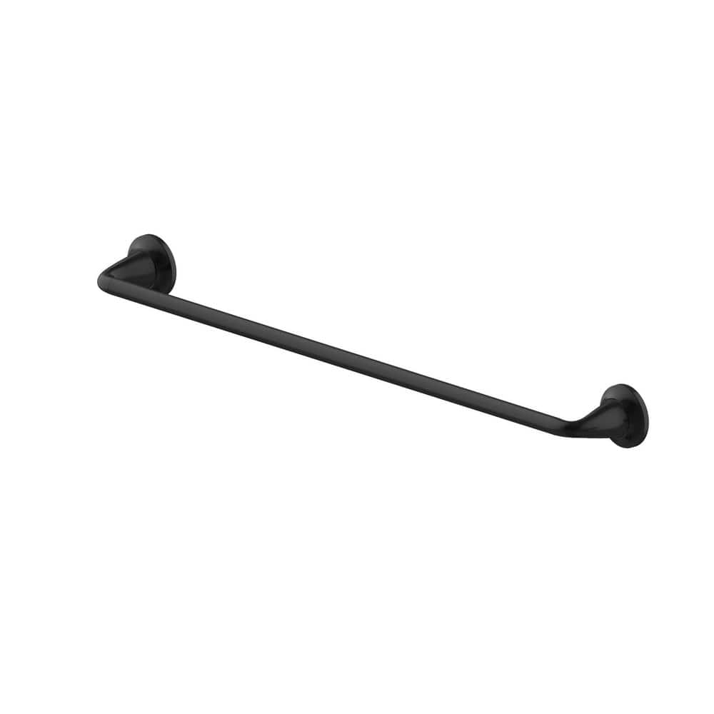 Glacier Bay Constructor 24 in. Towel Bar in Matte Black 201180210H