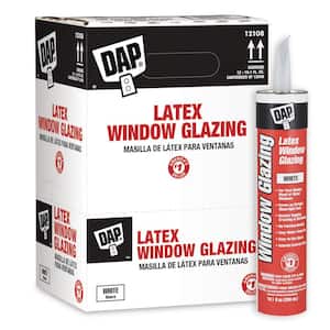 10.1 oz. White Latex Window Glazing (12-Pack)