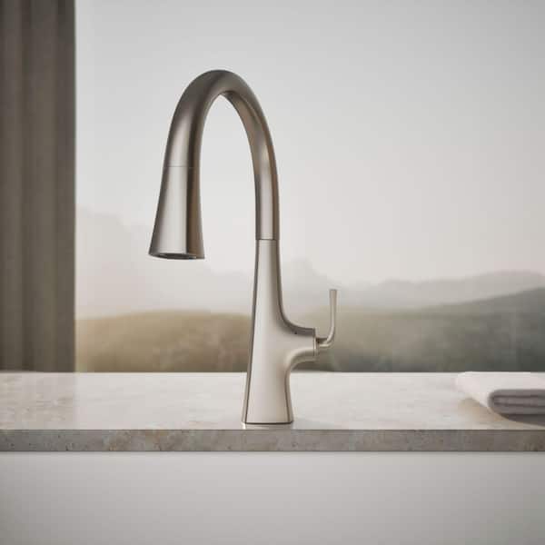 KOHLER Graze Single-Handle Pull-Down Sprayer Kitchen Faucet with