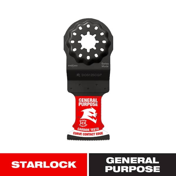 1-1/4 in. AMPED Demo Demon Starlock Carbide Teeth Oscillating Blade for General Purpose Cuts
