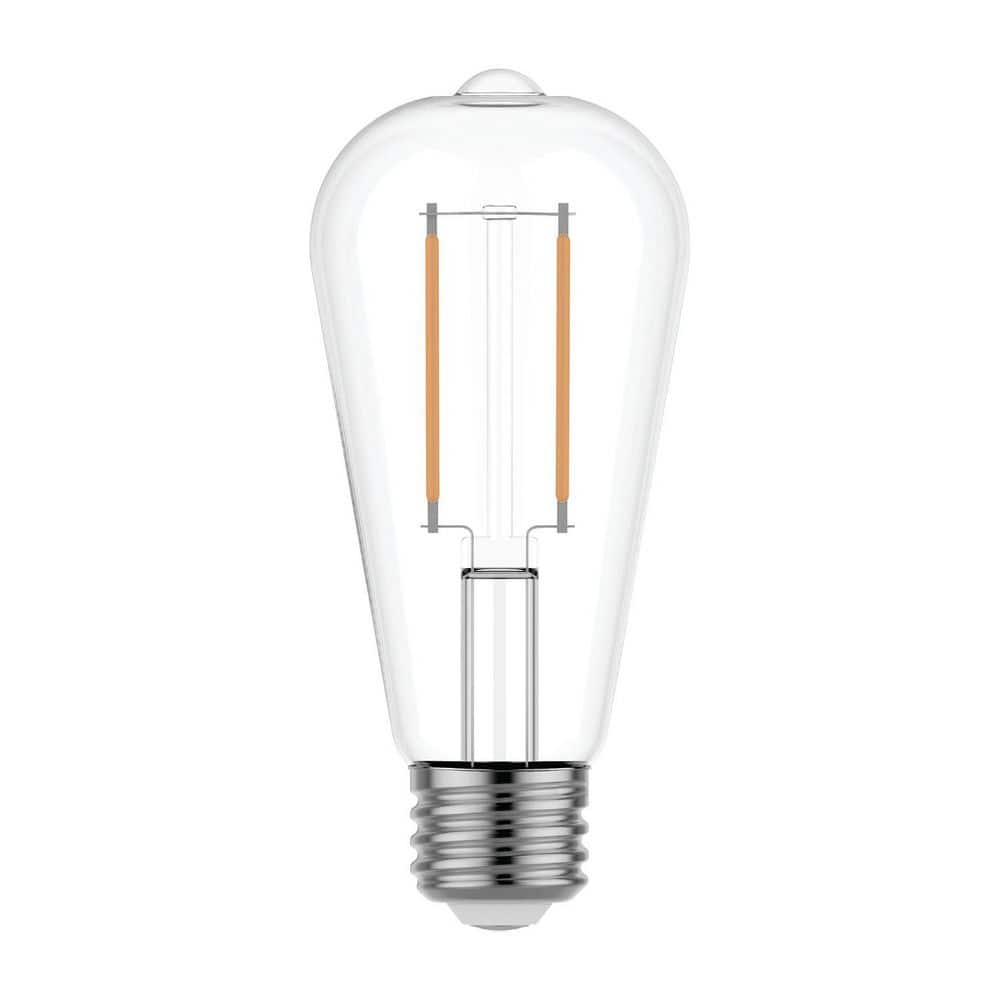 60.0-Watt Equivalent ST19 Straight Tapered Edison style Light bulb LED Bright White Dimmable Bulb 2-Pack price history on PriceWatchPro