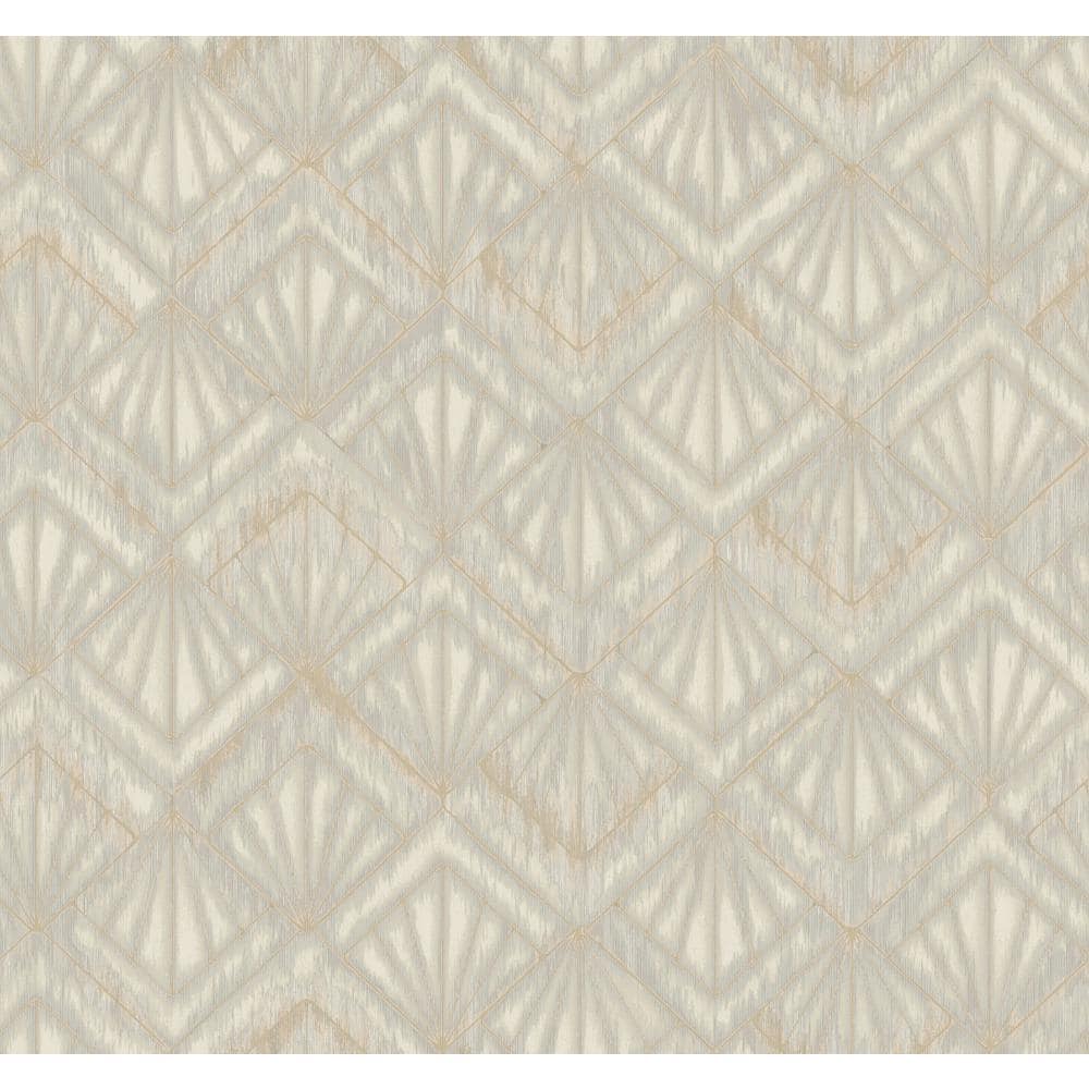 Candice Olson Modern Shell Grey And Beige Wallpaper OS4271 - The Home Depot