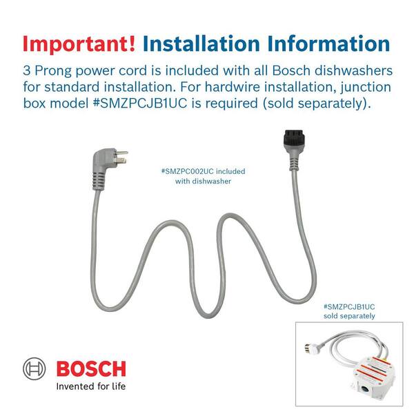 bosch dishwasher power cord home depot