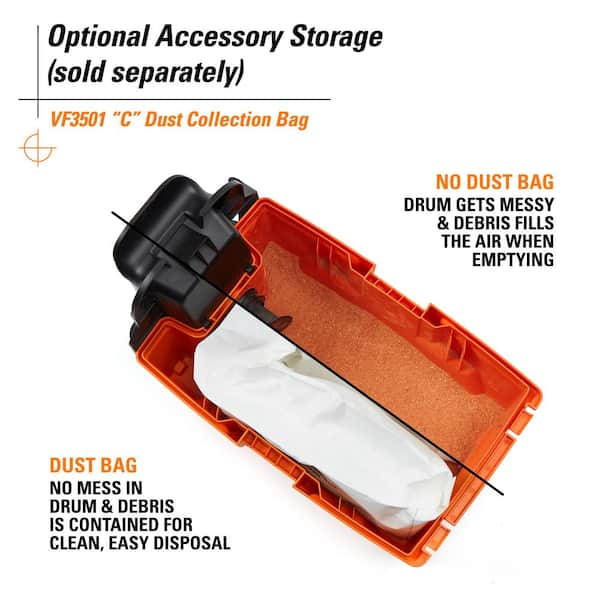 RIDGID - 3 Gal. 5.0 Peak HP NXT Shop Vacuum Wet Dry Vac with Filter, Expandable Locking Hose, Accessories and Pro Gear Attachment