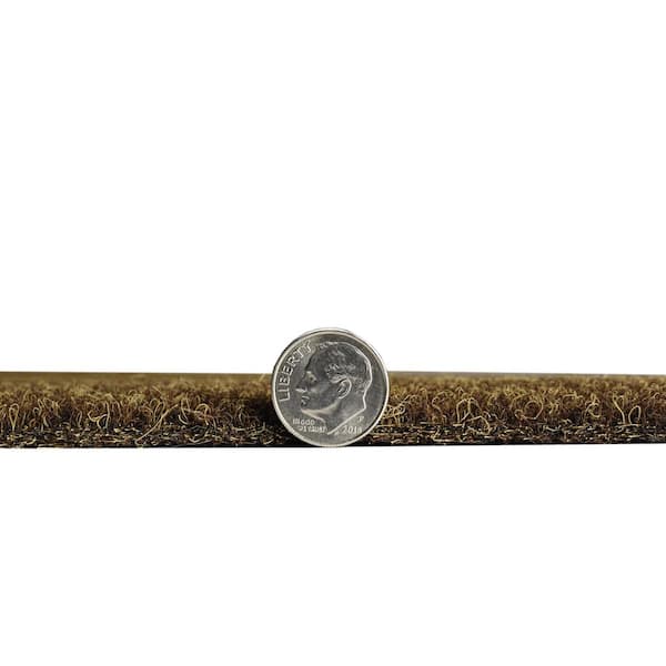 Foss Grizzly Grass 6 ft. x 8 ft. Brown Artificial Grass Rug
