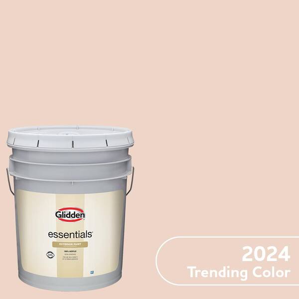 Glidden Essentials 5gal. PPG10702 Blush Beige Satin Exterior Paint