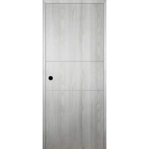 Optima 2H DIY-Friendly 30 in. x 96 in. Right-Hand Solid Core Ribeira Ash Composite Single Prehung Interior Door