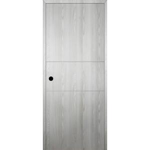 Optima 2H DIY-Friendly 28 in. x 96 in. Right-Hand Solid Core Ribeira Ash Composite Single Prehung Interior Door