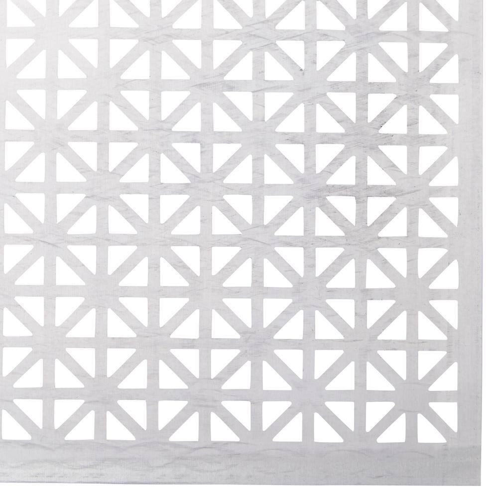 24" x 12" Silver Aluminum Union Jack Decorative Sheet