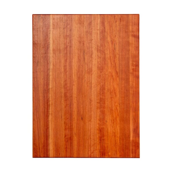 24 in. x 18 in. Cherry Reversible Cutting Board Block With Handles, Wood, Rectangle