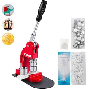 Button Maker Machine 1 in. Button Badge Maker 25 mm with 500 Free Button Parts and 1 Circle Cutter
