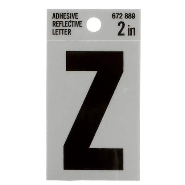 Everbilt 2 in. Vinyl Reflective Letter Z