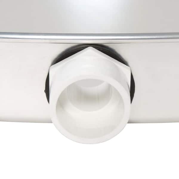 The Plumber's Choice 24 in. Aluminum Water Heater Drain Pan 24AWHP