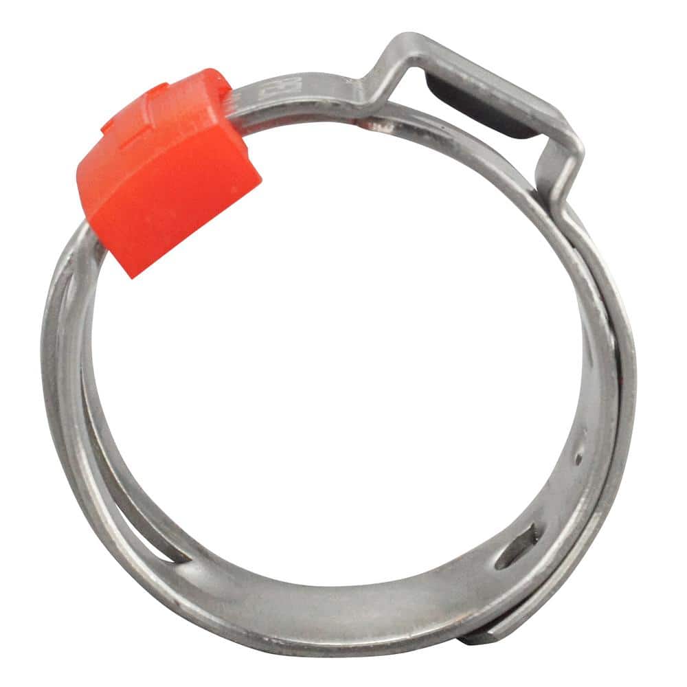 Buy 3/4 in. Stainless Steel PEXB Barb Pro Pinch Clamp Pro Pack (100