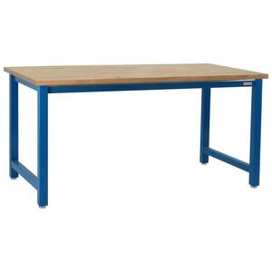 Kennedy Series 30 in. Hx72 in. W x 30 in. D, 1.75 in. Solid Oiled Maple Butcher Block Top, 6,600 lbs. Capacity Workbench