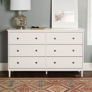 solid wood off white dresser