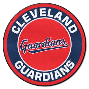 Cleveland Guardians Red 2 ft. x 2 ft. Round Area Rug
