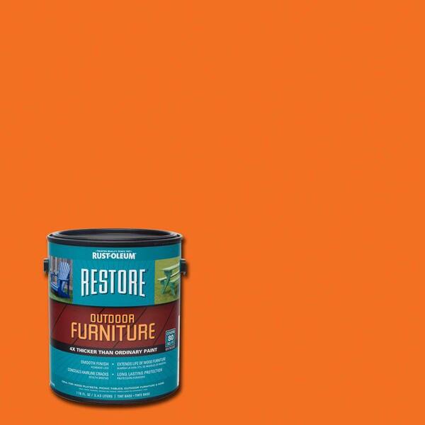 Rust-Oleum Restore 1- gal. Real Orange Outdoor Furniture Exterior Solid Stain