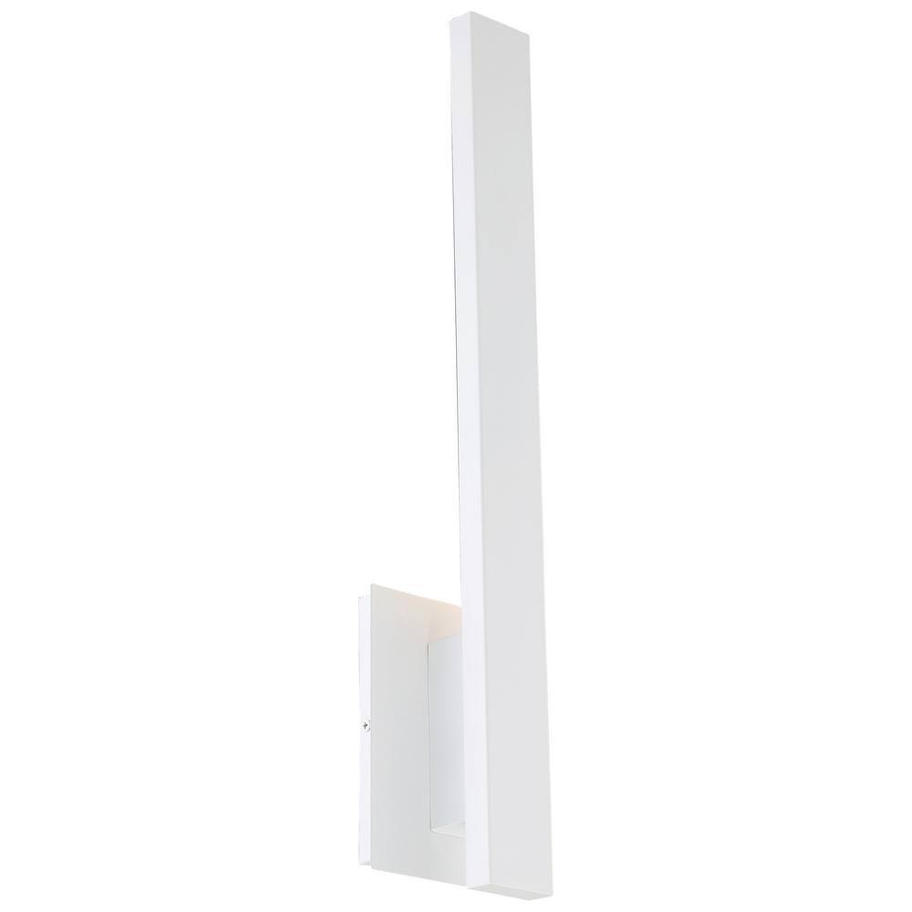 Haus White Acrylic Dimmable LED Wall Sconce