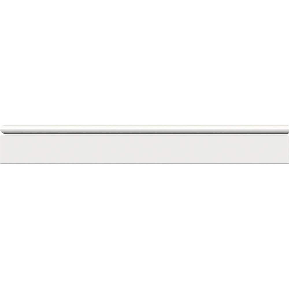 1.625'' x 96'' White PVC Brick Moulding