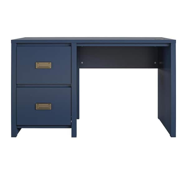 Kids Parke Navy Blue Desk and Hutch