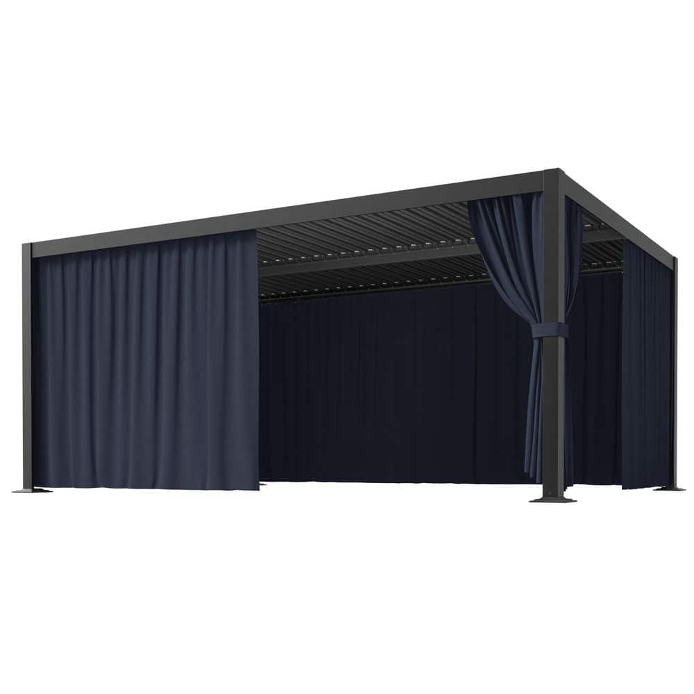 WNP 12 ft. x 16 ft. Universal Outdoor Privacy Curtains, Gazebo