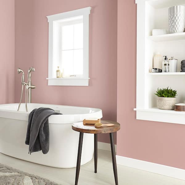 BEHR PREMIUM 1 qt. #BCP01 Powder Pink Interior Chalk Decorative Paint  710004 - The Home Depot