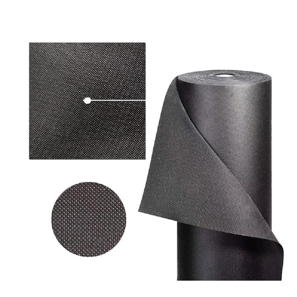OriginA 6 ft. x 50 ft. 3 oz. Non Woven Weed Barrier Cloth Garden Roll Landscape Fabric Weed Control
