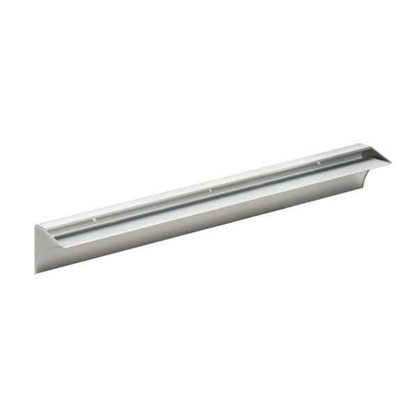 RAIL 0.31 in. Silver Shelf Bracket