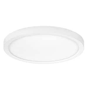 12 in LED Flush Mount Ceiling Light, 5 CCT 2700K to 5000K, 2300 Lumens, Round Color Selectable Panel Light, Dimmable