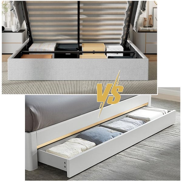 Ikea Platform Bed Lift Up Storage