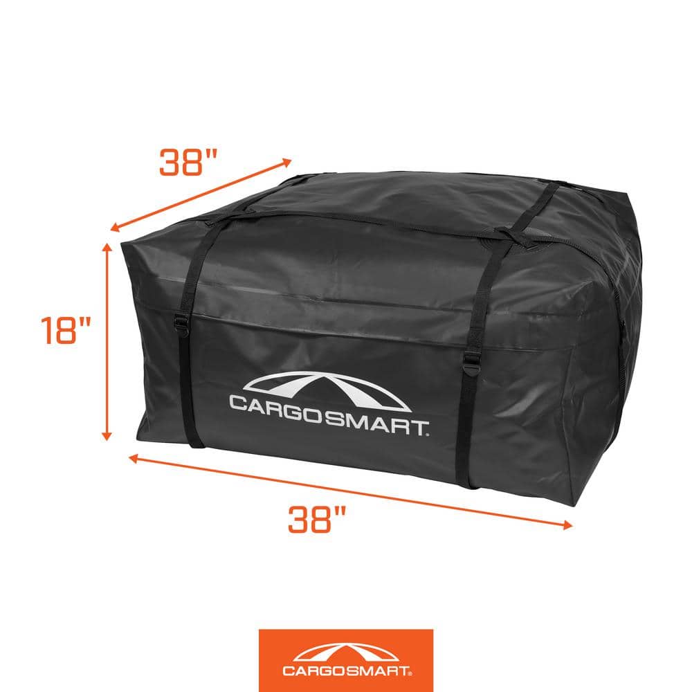 CargoSmart Black Heavy-Duty Vinyl Rooftop Cargo Bag