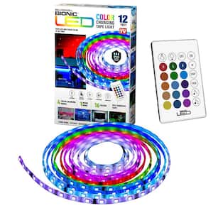 95 Lumens 16 Colors 4 Modes LED Strip Light Tape Light with Remote Control