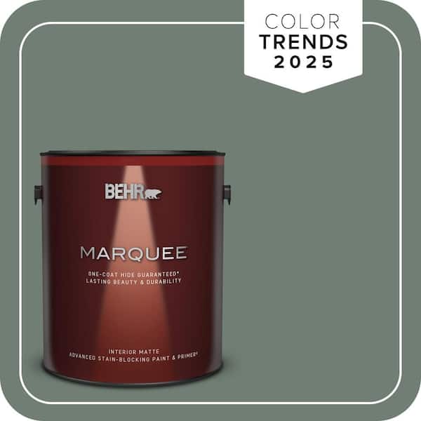 BEHR MARQUEE 1 gal. #N420-5 Boreal One-Coat Hide Matte Interior Paint & Primer