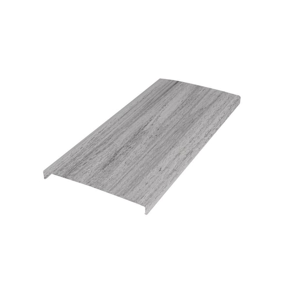 8 ft. x 1/2 in. x 5-1/2 in. Coastal Grey PVC Decking Board Covers for Composite and Wood Patio Decks (10-Pack)