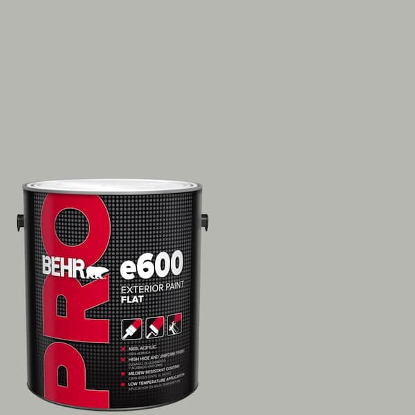 1 gal. #HDC-MD-26 Sonic Silver Flat Exterior Paint