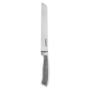 8 in. Stainless Steel Full Tang with Textured Handle Serrated Edgar Bread Knife