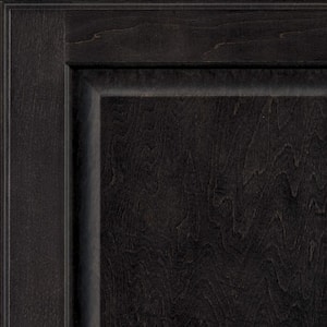 7.3125 in. W x 0.75 in. D x 7.3125 in. H. Fox Hill Cabinet Door Sample in Slate