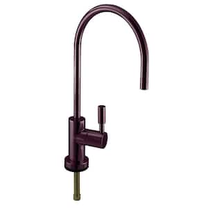 11 in. Contemporary 1-Lever Handle Cold Water Dispenser Faucet, Oil Rubbed Bronze