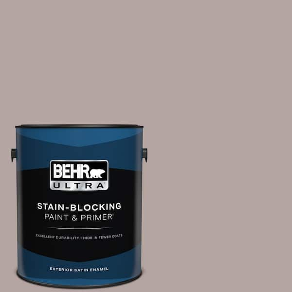 BEHR ULTRA 1 gal. Home Decorators Collection #HDC-NT-19 Lavender Suede Satin Enamel Exterior Paint & Primer