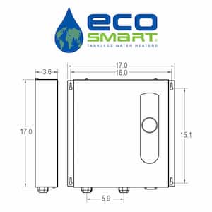 ECO 27 Tankless Electric Water Heater 27 kW 240 V