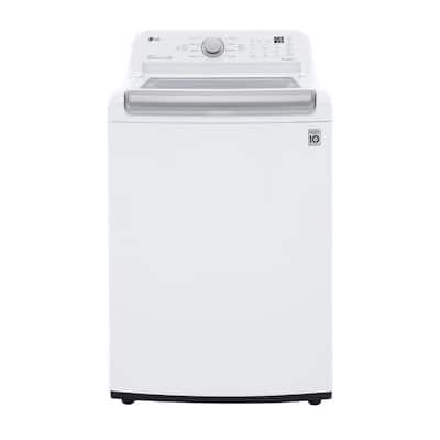 5 cu. ft. Large Capacity Top Load Washer with Impeller, NeveRust Drum, TurboDrum Technology in White